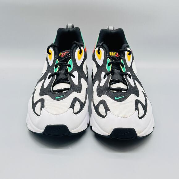 Nike Shoes Mens 10.5 White Black Air Max 200 Low Top Running Athletic Sneakers - Picture 3 of 9